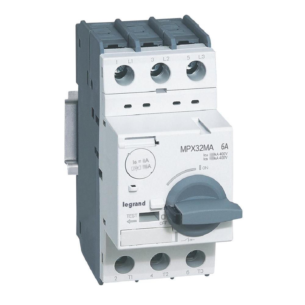 MPX³ 32MA Автоматичний вимикач з електромагнітним розчіплювачем для захисту двигунів 6A 100кА